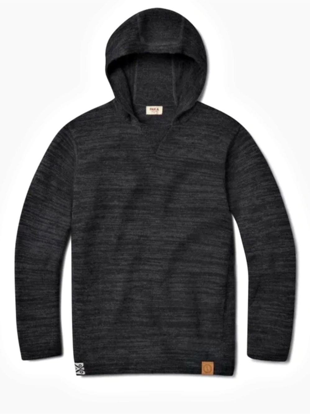 Paka The Hoodie Gray Hooded Pullover